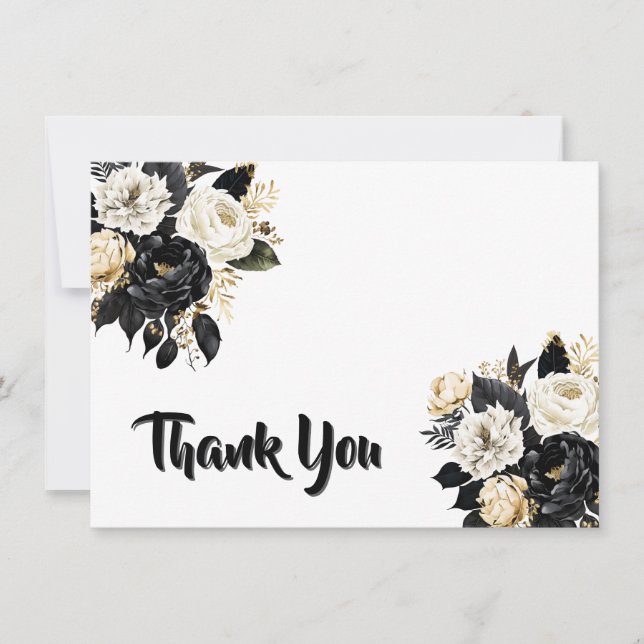 Thank You Flat Note Card (Front)