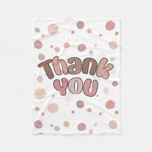 Thank you  fleece blanket