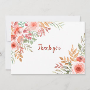 Thank You Floral Card