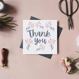Thank You Floral Cards