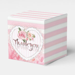 thank you floral gift box