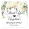 Thank you Floral Pink Ivory Wedding Bridal