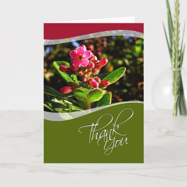Thank You Flower Card (Front)