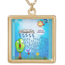 Thank You Flower Necklace