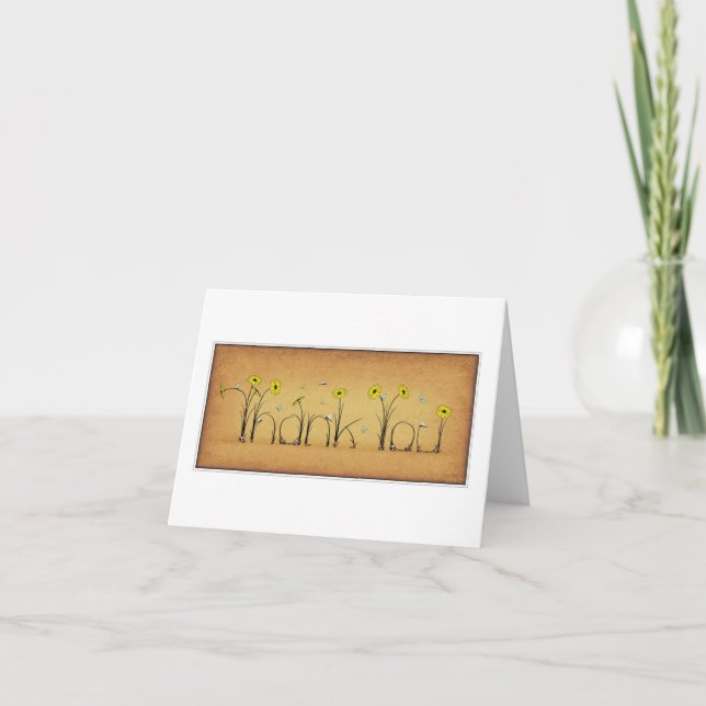 Thank You Flowers (Front)