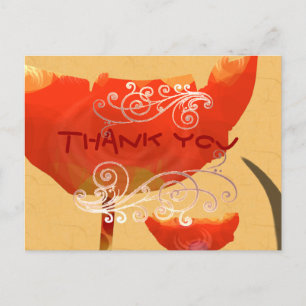 Thank You Flowers Postcard