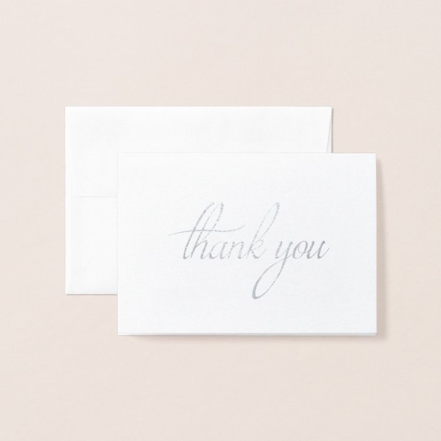 Thank You Foil Card (Front With Envelope)
