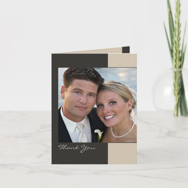 Thank You Folded Card Invitation (Front)