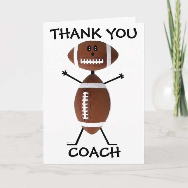 Thank You Football Coach (Front)