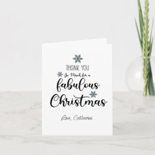 Thank you for a fabulous christmas invitation