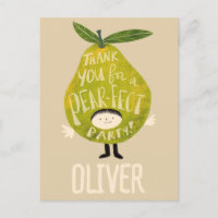 Thank you for a pear-fect party funny pear drawing