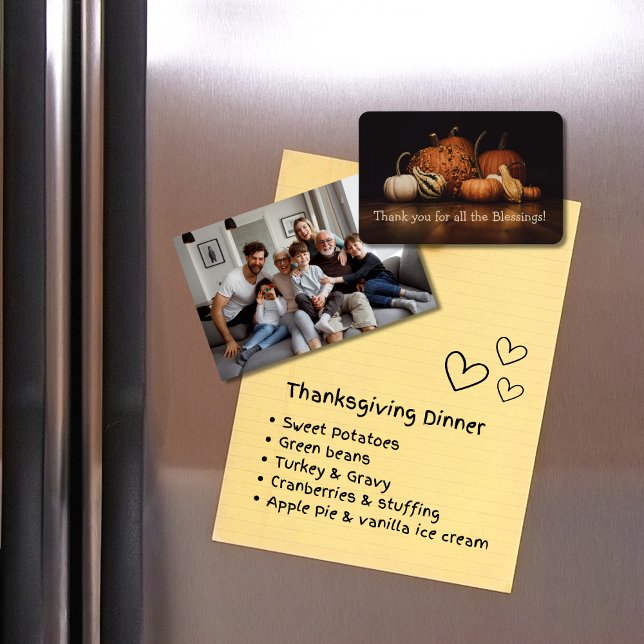 Thank You For All The Blessings | Fall Harvest Magnet (Creator Uploaded)