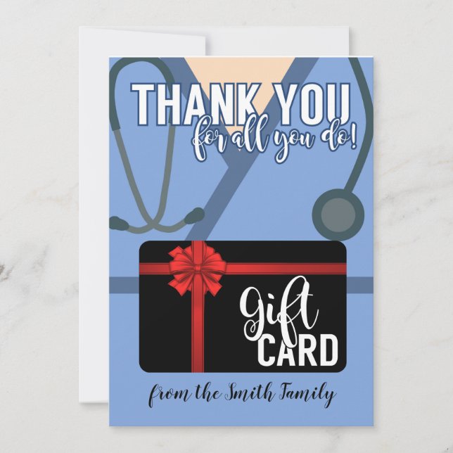 Thank you for all you do nurse ... card holder (Front)