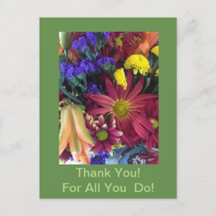 THANK YOU FOR ALL YOU DO - POSTCARD