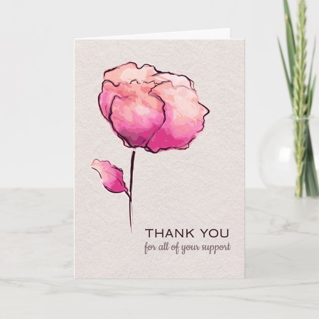 Thank You for All Your Support (Front)