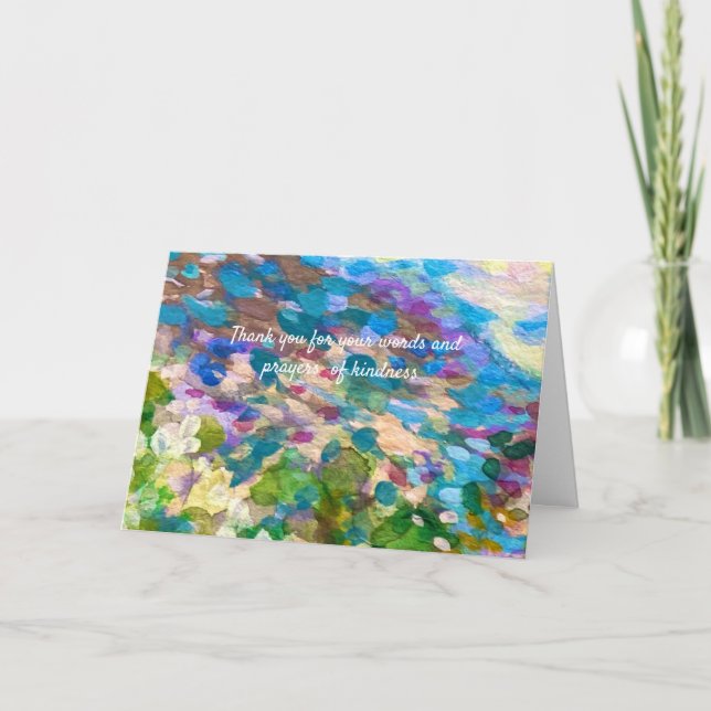 Thank you for attending funeral  (Front)