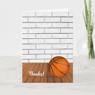 Thank You For Basketball Coach Card