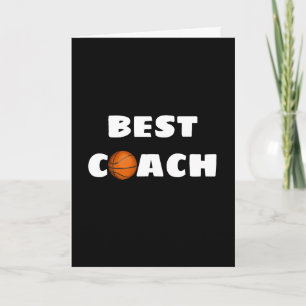 Thank You for Basketball Coach Card