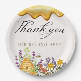 Thank You For Bee-ing Here Plate 