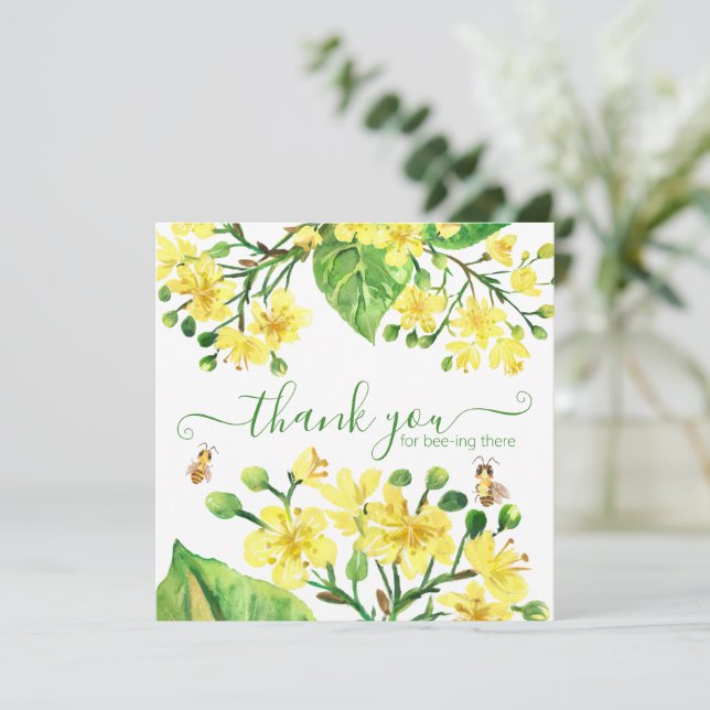 Thank You For Bee-ing There Card (Standing Front)