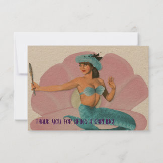 THANK YOU FOR BEING A DARLING! vintage Mermaid