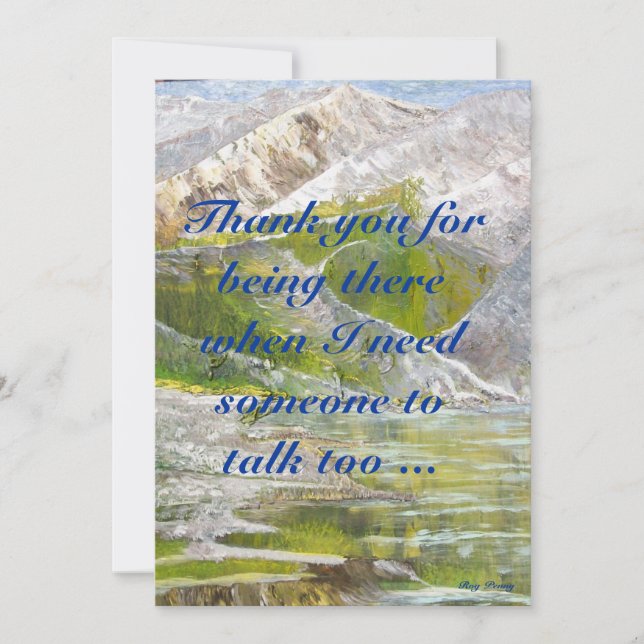 Thank You For Being A Friend (Front)