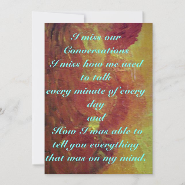 Thank You For Being A Friend Card (Front)