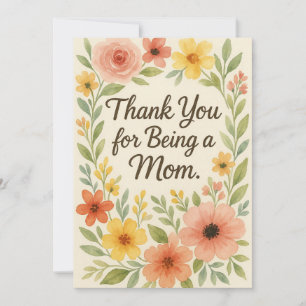 “Thank You for Being a Mom” card -The Golden Girls