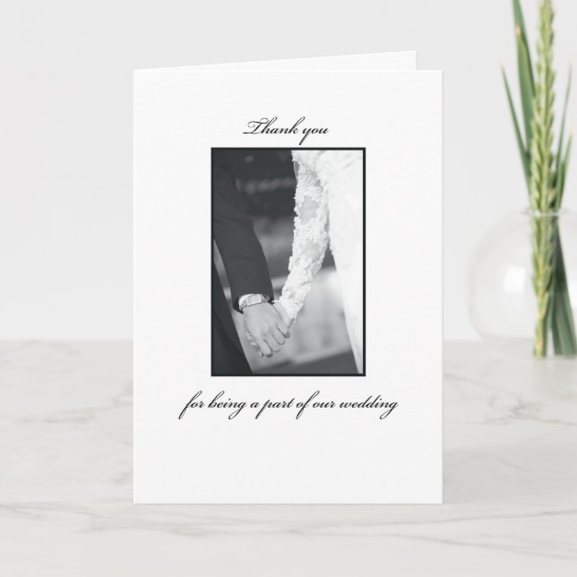 Thank You for Being a Part of Our Wedding (Front)