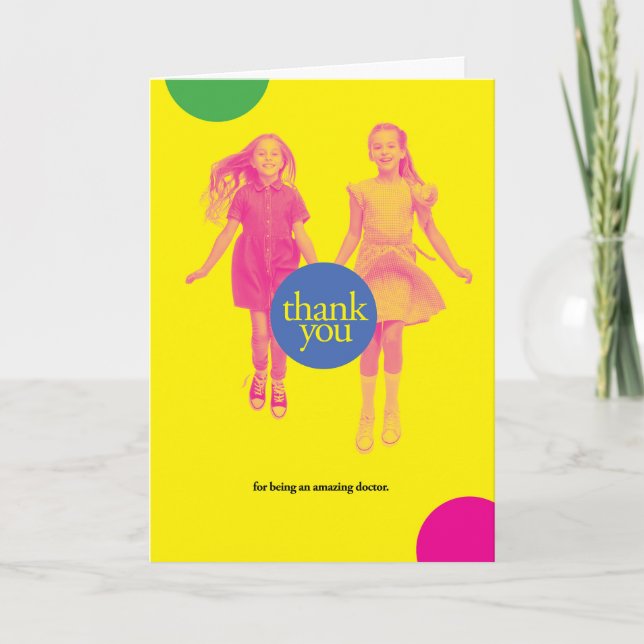 Thank You for Being an Amazing Doctor Card (Front)