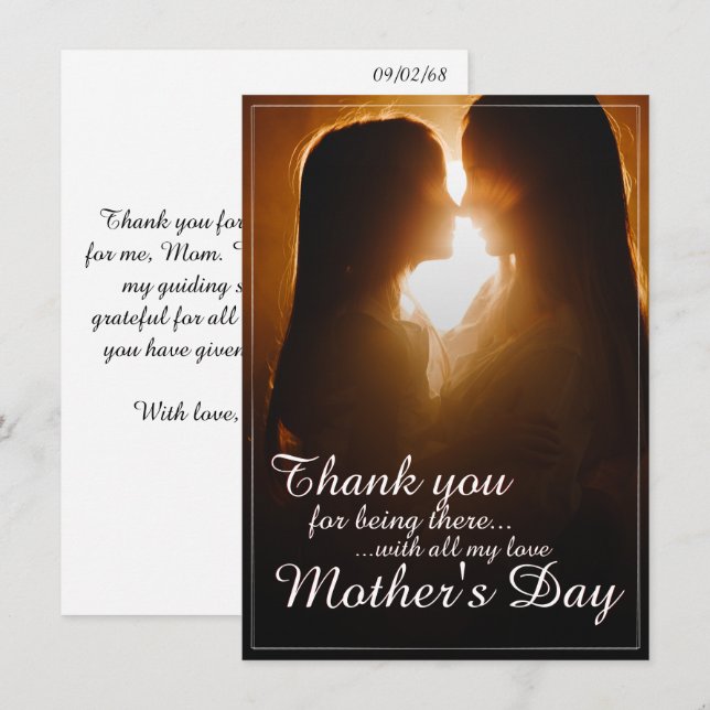 Thank You for Being Here – Mother’s Day (Front/Back)