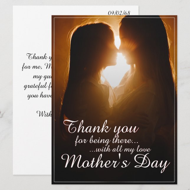 Thank You for Being Here – Mother’s Day (Front/Back)
