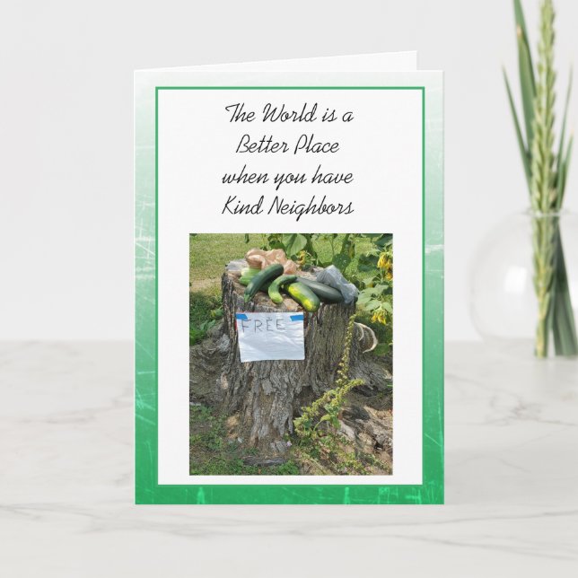 Thank you for being Kind Neighbours  Card (Front)