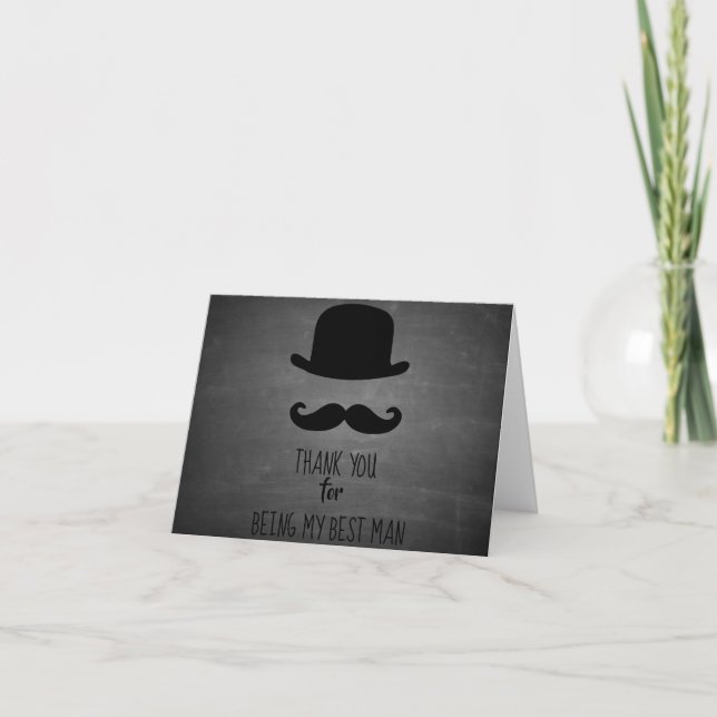 Thank You For Being My Best Man Card (Front)