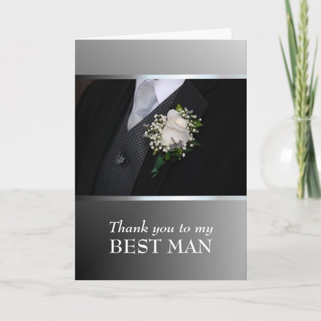 Thank you for being My Best Man - Customise (Front)