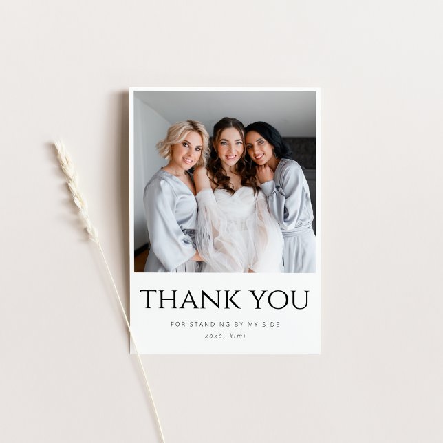 Thank You for Being My Bridesmaid Card (Creator Uploaded)