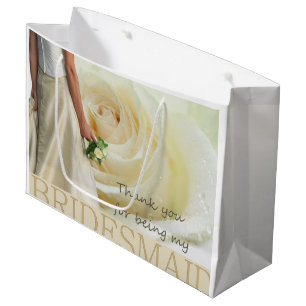 Thank you for being my Bridesmaid Large Gift Bag