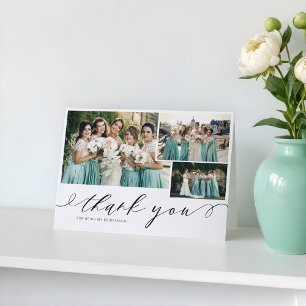 Thank You For Being My Bridesmaid Photo Thank You Card