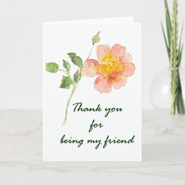 Thank You for Being My Friend Card (Front)