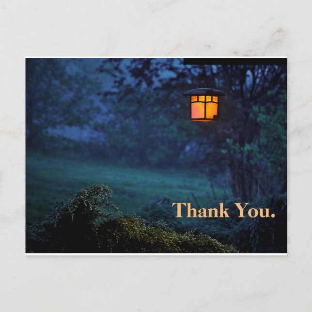Thank you for being my light... postcard (Front)