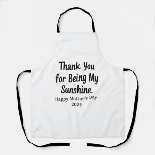 Thank You for Being My Sunshine Apron