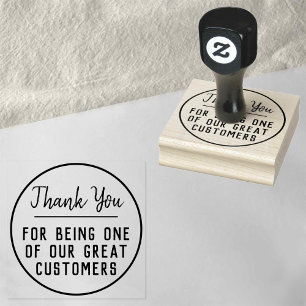 Thank You For Being  One Of Our Great Customers Ru Rubber Stamp