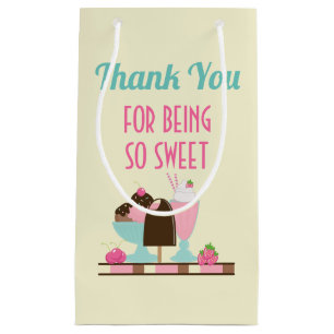 Thank You for Being So Sweet Ice Cream Small Gift Bag