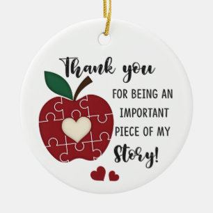 Thank You for Being Such an Important Part of My Ceramic Tree Decoration