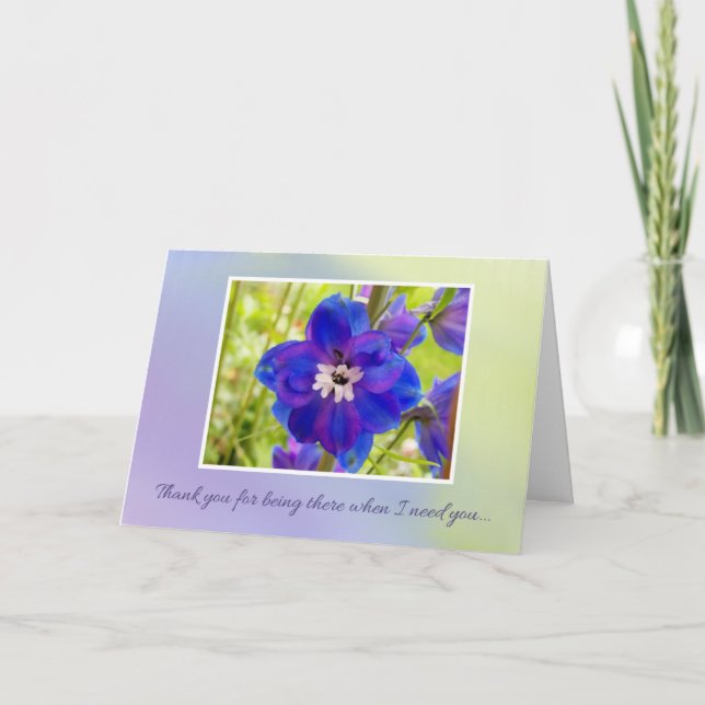 Thank you for being there... card (Front)