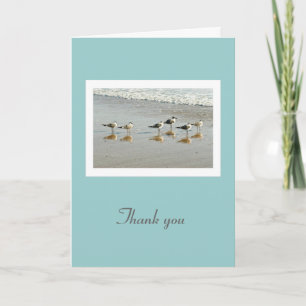 Thank you for being there - Sandpipers Ocean Card
