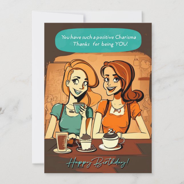 Thank You for Being You BFF Birthday Card (Front)