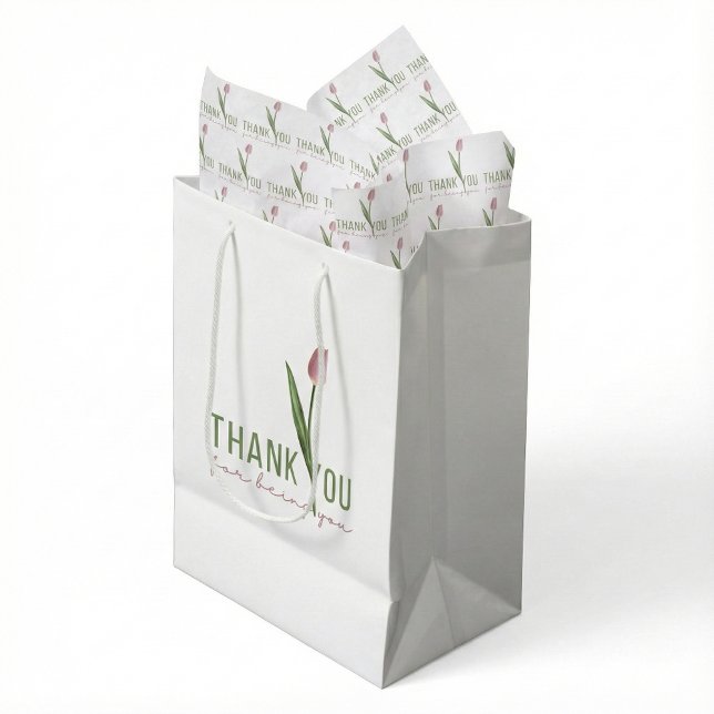 Thank You For Being You Tissue Paper (Show your gratitude with this, "Thank you for being you" tissue paper! Matching gift bag available)