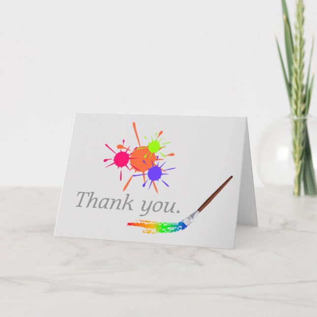 Thank You For Brightening My Day Card (Front)