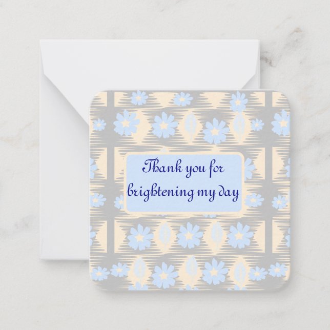 Thank you for Brightening my Day  Card (Front)